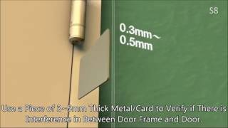 Waterson   Auto Door Closer Hinge   Improper Installation and Adjustment Demo #2