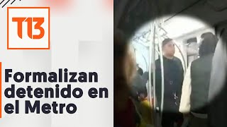 Detenido en el Metro que atacó a un pasajero mantiene amplio prontuario policial