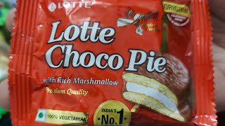 yummy Lotte Choco Pie 🥧 | choco pie | chocolate #chocoballs | ASMR  | #Shorts |