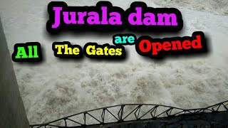 Jurala dam || All gates are opend