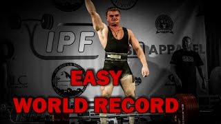 325 kg world record deadlift @73.16 kg – Sergei Gaishinetc