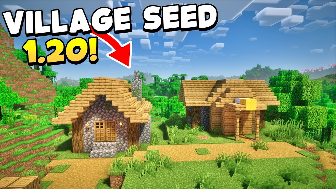 BEST VILLAGE Seed For Minecraft 1.20! - YouTube