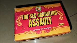 100 SECONDS CRACKLING ASSAULT by Diamond Fireworks | Salubong 2025