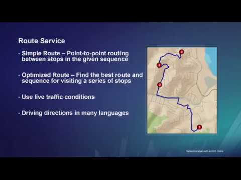 ArcGIS Online: Routing And Network Analysis - YouTube