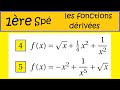 Première Spé maths- premiers calculs de dérivées-