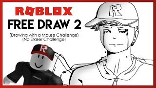Roblox Forgotten Guest Free Draw 2 No Eraser Challenge - roblox artist drew weird things.. *banned*