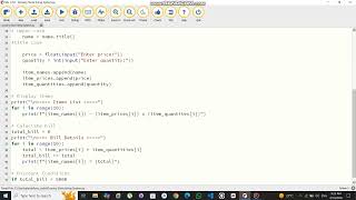 Grocery Store Billing System || Python