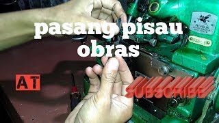 How to install an obras machine blade