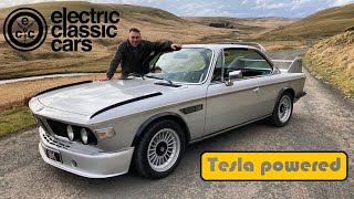 Tesla powered BMW E9 Batmobile