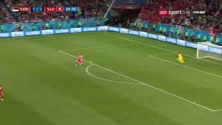 FIFA World Cup 2018 Switzerland - Serbia | 90' Shaqiri turns the Game! Swiss Commentator goes crazy!