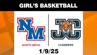 Girl's High School Basketball: North Meck @ Chambers