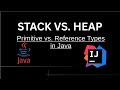 Primitive vs. Reference Types - Stack&Heap | Java Crash Course #8