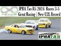 Highlights IPRA Tas Round 5 Races 3-5 Baskerville 2024 Improved Production New U2L lap record