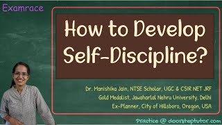 How to Develop Self-Discipline? Covid Times - How to Study Consistently?