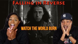 First time hearing Falling In Reverse “Watch The World Burn" Reaction | Asia and BJ