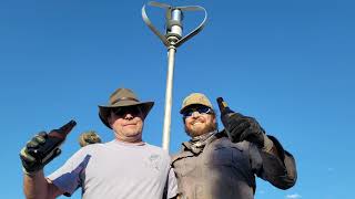 Adam Kokesh Installs Hi-VAWT Wind Turbine with the Turbine Guy