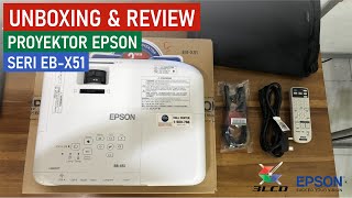 Unboxing dan Review Proyektor Epson EB-X51