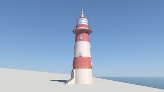 3d modeling a Lighthouse Tower (Autodesk Maya Tutorial)