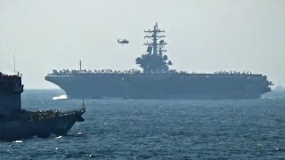 USS Ronald Reagan CVN-76（ロナルド・レーガン） JMSDF Fleet Review 2015