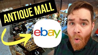 Shopping At a HUGE Antique Mall For Items To Flip On Ebay!