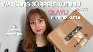 Watsons eylül ayı sürpriz kutusu (olaylı sürpriz kutu) | +Mini watsons alışverişim