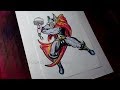 How to Draw Marvel Character Thor Cartoon Drawing