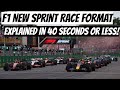 F1 New Sprint Race Format explained in 40 seconds or less! | #azerbaijangp