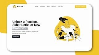Responsive Hero Section using Tailwind CSS and ReactJS