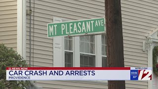 Two men arrested after crash in Providence