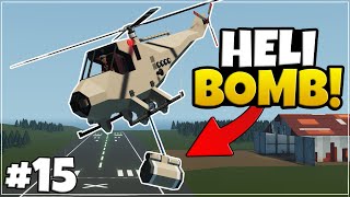 HELICOPTER WINCH BOMB TEST! - Hardcore WAR Career Stormworks - EPISODE 15