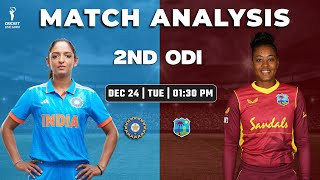 IND W vs WI W 2nd ODI Dream 11 Team | India Women vs West Indies Women 2nd ODI Match PREDICTION