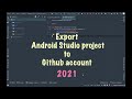 Export android studio project to Github account