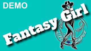 Freestyle Fantasy Girl Line Dance 🤠Demo👢Schau Dir diese coole Choreografie an und tanze mit!