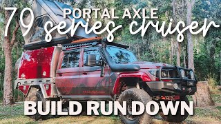 CROMIE build run down - Portal Axle 79 Series Landcruiser