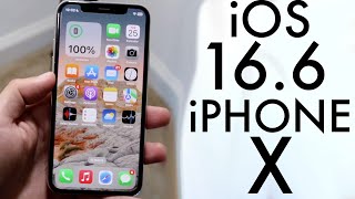 iOS 16.6 On iPhone X! (Review)