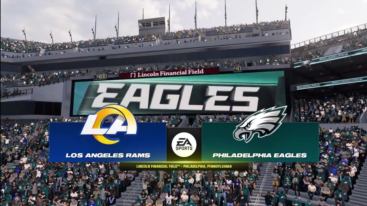 Madden NFL 24 | Los Angeles Rams Vs Philadelphia Eagles | Gameplay ...