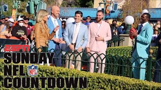 NFL Countdown Behind the Scenes Filming at Disneyland