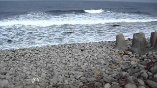 琴浦町　赤碕　鳴り石の浜