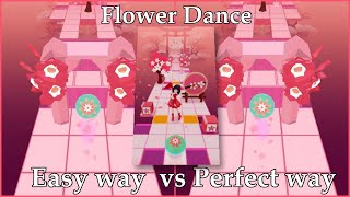 【Rolling Sky】Flower Dance(Easy way vs Perfect way) ,【ローリングスカイ】飛花落花(簡単\u0026全回収ルート)