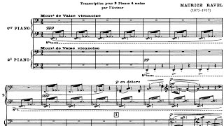 [Andrea Szewieczek+Alevtyna Dobina,2x{SCORE+LIVE}] Ravel: La Valse for Two Pianos