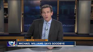 WPTV anchor Michael Williams says goodbye to Roxanne Stein as she retires