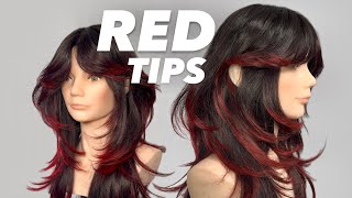 Red Tipped Hair | 2026 Haircolor