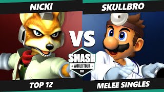 SWT EU RF Top 12 - Nicki (Fox) Vs. skullbro (Dr. Mario) SSBM Smash Melee Tournament