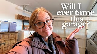 Organizing the garage and managing SEVERE OVERWHELM - and one big win!