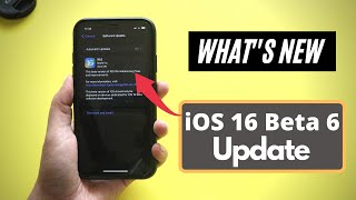 iOS 16 Beta 6 Update on iPhone XR !