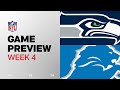 Seattle Seahawks vs. Detroit Lions | 2024 Week 4 Game Preview