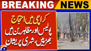 𝗣𝗿𝗼𝘁𝗲𝘀𝘁 𝗶𝗻 𝗞𝗮𝗿𝗮𝗰𝗵𝗶: Clashes Between Police and Protesters: (Citizens Worried) | Breaking News