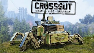 Crossout Crazy Spider MECH TANK!  (Crossout Open Beta Gameplay Part 1)