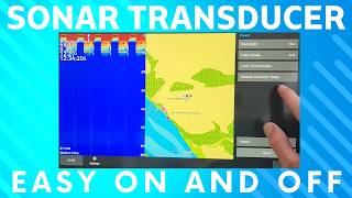 Enable Disable (Turn On and Off) Sonar Transducer on Garmin MFD GPS