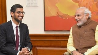 Google CEO Sundar Pichai Meets PM Narendra Modi